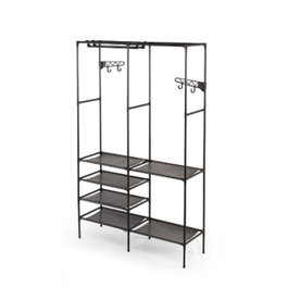 KIPIT Armoire organisateur double percha Negro