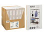 Kipit Armario Organizador Doble Percha 52x28x8 cm Noir Métal Plastique PP Tissu (Set de 6)