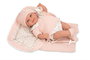 Muñecas Arias Muñeca Elegance Babyto - Poupée de poids en rose avec couverture, peluche anti-stress 35 cm