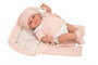 Muñecas Arias Muñeca Elegance Babyto - Poupée de poids en rose avec couverture, peluche anti-stress 35 cm