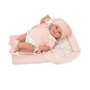 Muñecas Arias Muñeca Elegance Babyto - Poupée de poids en rose avec couverture, peluche anti-stress 35 cm