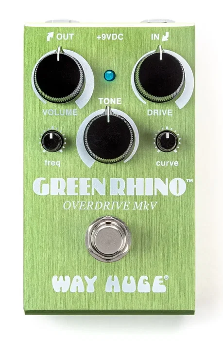 Way Huge Pédale Overdrive - Green Rhino MkV Mini Way Huge - Contrôles Volume, Tonalité, Drive, Fréquence et Courbe Way Huge Pédale Overdrive - Green Rhino MkV Mini Way Huge - Contrôles Volume, Tonalité, Drive, Fréquence et Courbe