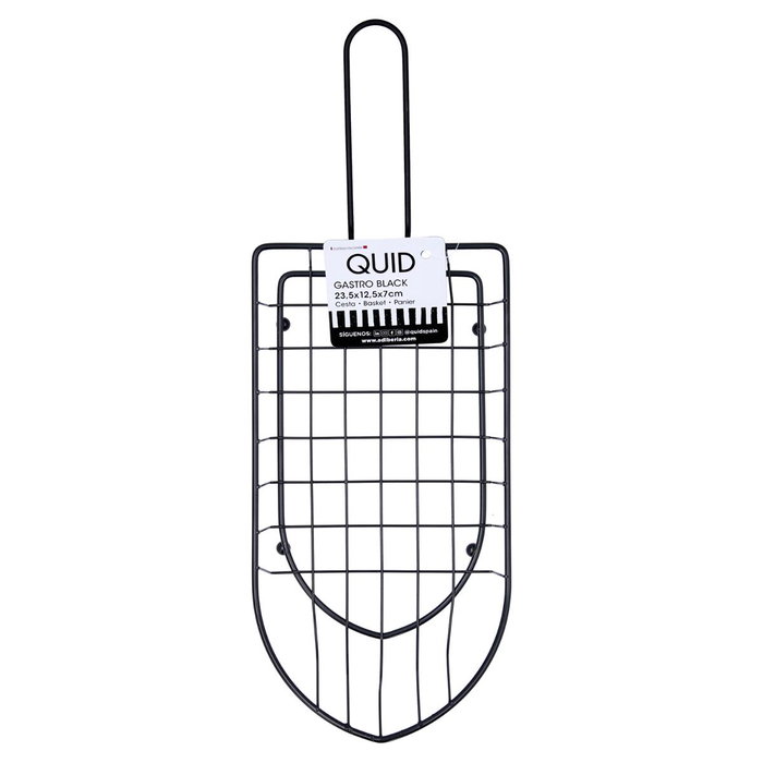 Quid Cesta Barco Gastro Black Métal Noir 23,5x12,5x7,5 cm Quid Cesta Barco Gastro Black Métal Noir 23,5x12,5x7,5 cm