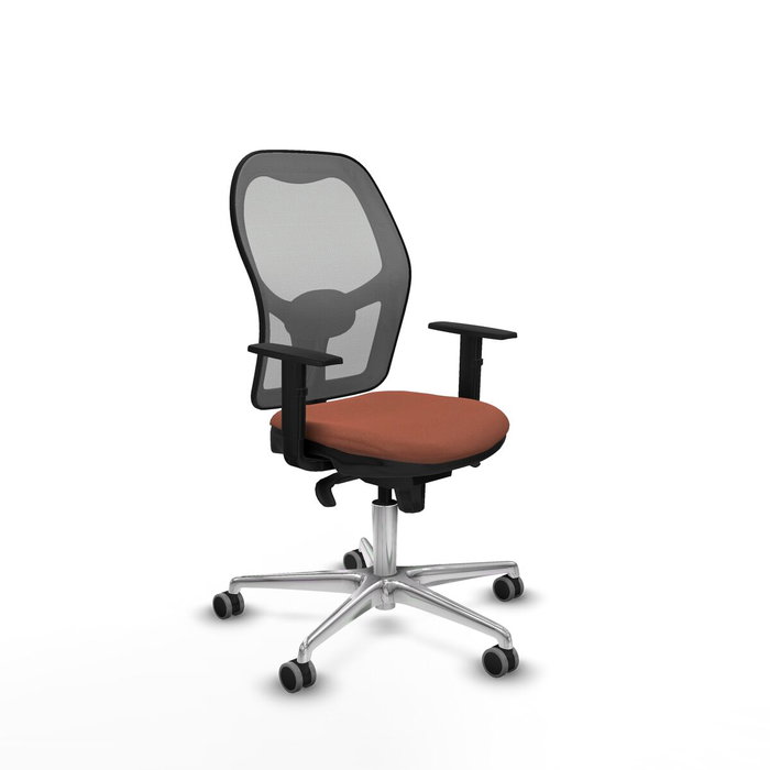 Piqueras y Crespo Chaise de Bureau 1D086G0 Marron Gris Piqueras y Crespo Chaise de Bureau 1D086G0 Marron Gris