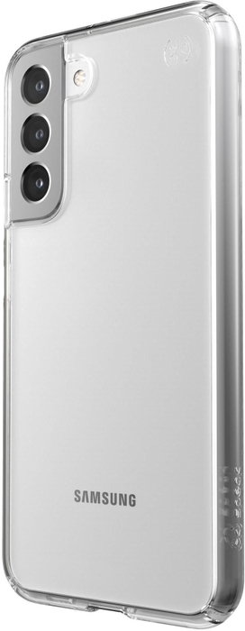Speck Coque transparente Presidio Perfect Clear avec protection contre les chutes et Microban pour Samsung Galaxy S22+