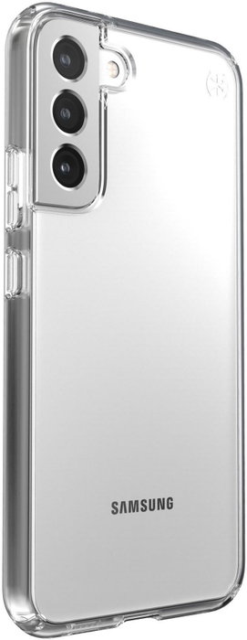 Speck Coque transparente Presidio Perfect Clear avec protection contre les chutes et Microban pour Samsung Galaxy S22+