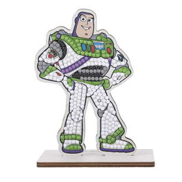 Crayola - Kit créatif à cristaux brillants Buzz Lightyear - Crystal Art Buddy - 12x19,5x1,5 cm - Caisse et instructions en espagnol