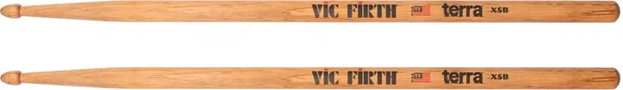 Vic Firth Baquetas American Classic Terra X5B en noyer américain Vic Firth Baquetas American Classic Terra X5B en noyer américain