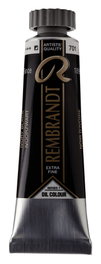 Rembrandt Peinture à l'huile Noir d'ivoire 15 ml