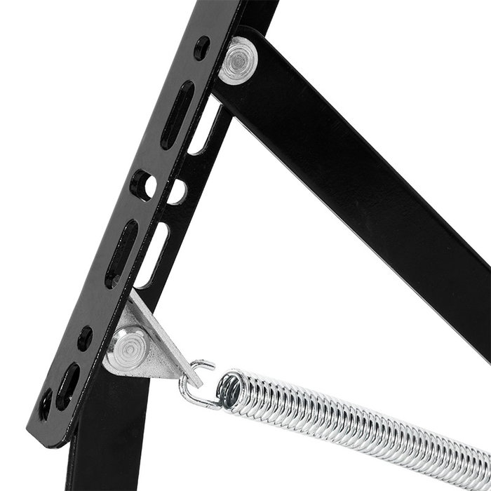 Q&Q Charnière Compas Kuku Noir 50º avec Ressort