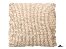 GIFTDECOR Coussin Entrelacé Crema 45x45cm