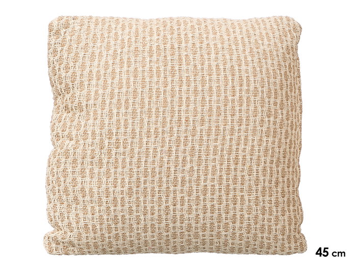 GIFTDECOR Coussin Entrelacé Crema 45x45cm GIFTDECOR Coussin Entrelacé Crema 45x45cm