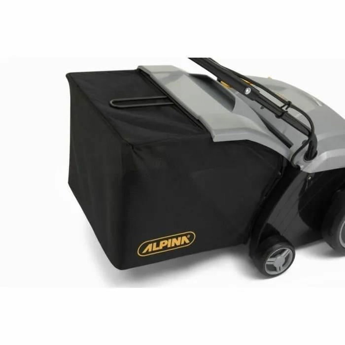 Alpina ASC 1.3E Scarificateur électrique 1300 W avec 16 lames ou 36 ressorts et bac 40 L