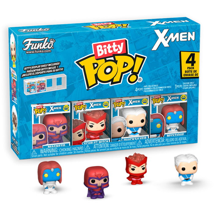 Funko Bitty POP! Marvel X-Men Magneto Pack de 4 figurines