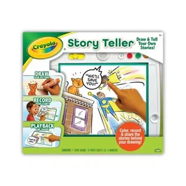 Crayola Coffret histoires à colorier Story Teller avec enregistrement vocal