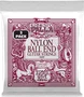 ERNIEBALL Jeu de cordes Ernesto Palla Classique Black & Gold Ball End Tripack (3) Calibres 028-042, Tension moyenne