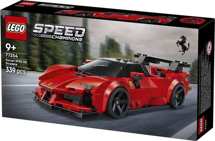 LEGO Speed Champions 77254 - Maquette Voiture de Course Ferrari SF90 XX Stradale, Jouet de Construction pour Enfants de 9 Ans et Plus