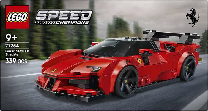 LEGO Speed Champions 77254 - Maquette Voiture de Course Ferrari SF90 XX Stradale, Jouet de Construction pour Enfants de 9 Ans et Plus