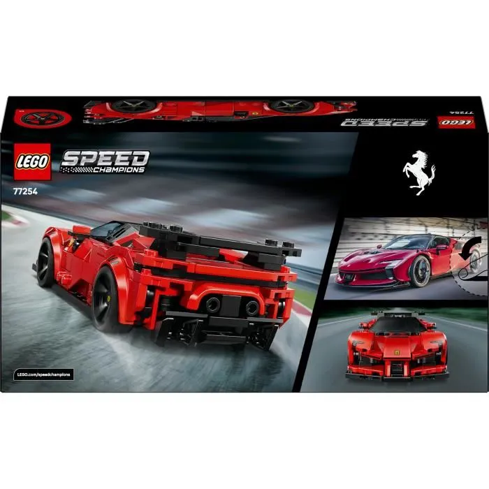 LEGO Speed Champions 77254 - Maquette Voiture de Course Ferrari SF90 XX Stradale, Jouet de Construction pour Enfants de 9 Ans et Plus