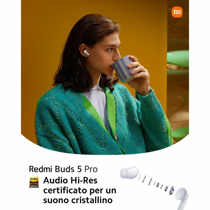 Oreillette Bluetooth Xiaomi Redmi Buds 5 Pro Blanc