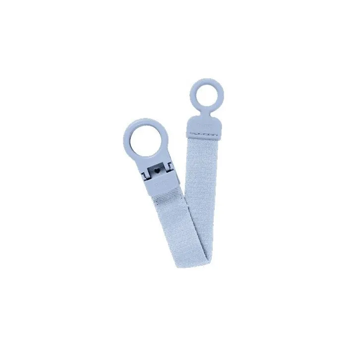 Bibs Attache-sucette Clip Loop - Dusty Blue Bibs Attache-sucette Clip Loop - Dusty Blue