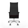 Piqueras y Crespo Fauteuil de Bureau Albacete Bordeaux et Noir