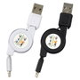Be Mix Câble de Charge Type C 6A Rétractable 1 m