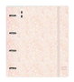 Safta - Bloc puzzle mousse PP 35 mm pour 4 ans avec rechange motif fleurs rose clair, 27 x 32 x 4 cm