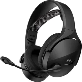 HyperX Cloud Jet - Casque gamer sans fil Bluetooth et 2,4 GHz pour PC et console - Microphone pivotant - Autonomie 25h - Noir