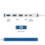 Targus HD4101BUGL Hub USB-C 5 en 1 USB 3.2 Gen 1 HDMI 4K Power Delivery 100W Charge Portable Blanc