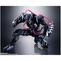 Tamashii Nations SH Figuarts Marvel Tech-On Avengers Figurine Wolverine Venom Symbiote avec Effets Métalliques et Accessoires