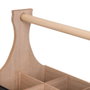 BigBuy Home Boîte Décorative HEARTS Blanc Noir Naturel