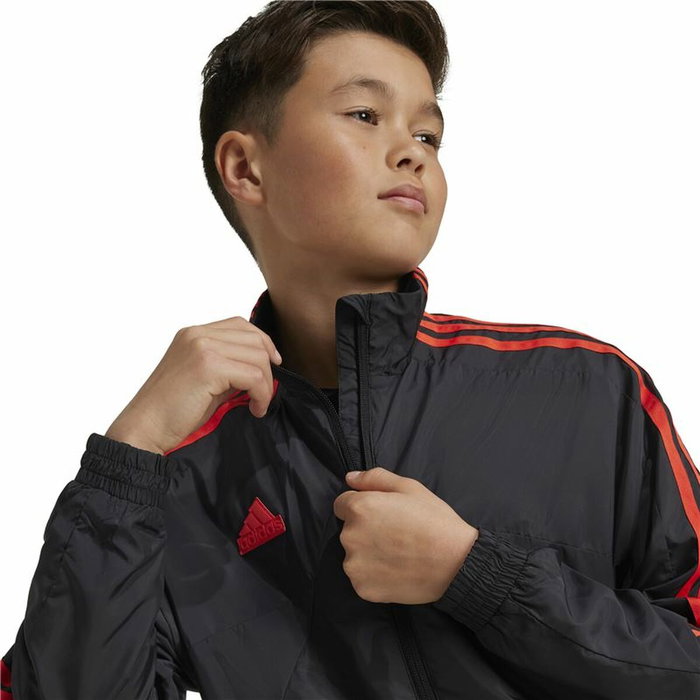 Sweat sans capuche Adidas Tiro Woven Tracktop Noir Sweat sans capuche Adidas Tiro Woven Tracktop Noir