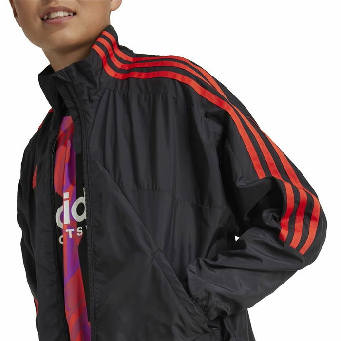 Sweat sans capuche Adidas Tiro Woven Tracktop Noir Sweat sans capuche Adidas Tiro Woven Tracktop Noir