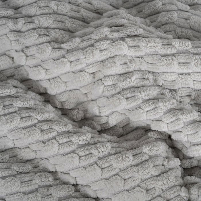 Couvre-lit Gris clair 180 x 1 x 260 cm