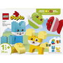 LEGO DUPLO 10477 My First Les Jolis Animaux Créatifs - Jeu de Construction 3 en 1 pour Enfants dès 18 Mois