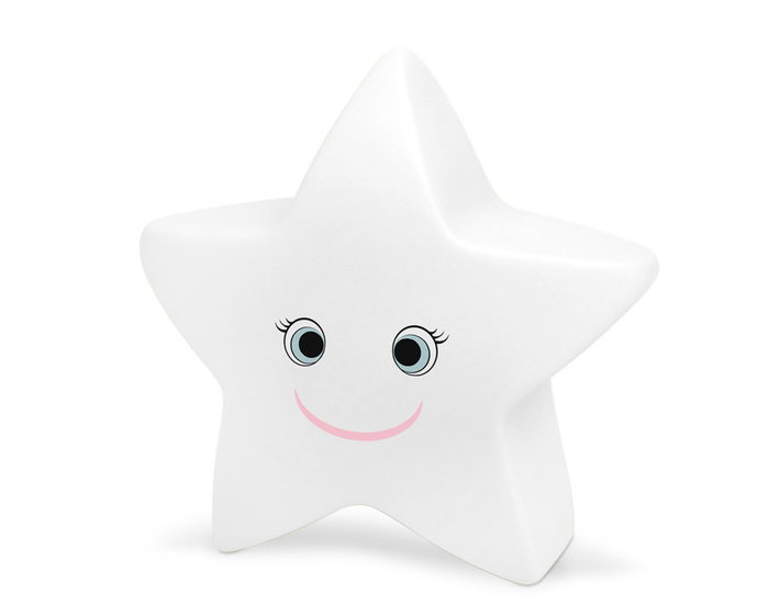 KioKids - Veilleuse décorative pour enfant forme étoile, éclairage nocturne doux contre la peur du noir, fonctionne sur piles, pour chambre d'enfant, recommandé + 18 mois KioKids - Veilleuse décorative pour enfant forme étoile, éclairage nocturne doux contre la peur du noir, fonctionne sur piles, pour chambre d'enfant, recommandé + 18 mois