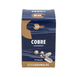 Waydiet Natural Products Cobre Oligogranules 50 gélules - Complément alimentaire cuivre