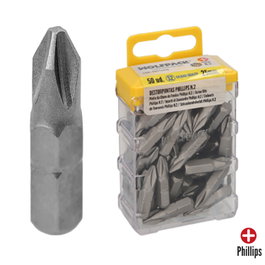 Wolfpack Linea Profesional Lot de 50 embouts Phillips N.2 S2