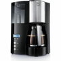 Melitta Optima Timer - Cafetière filtre programmable Inox brossé/noir