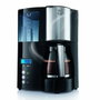 Melitta Optima Timer - Cafetière filtre programmable Inox brossé/noir