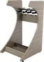 Frameworks Support Rack Elite 3 Guitares - Gris