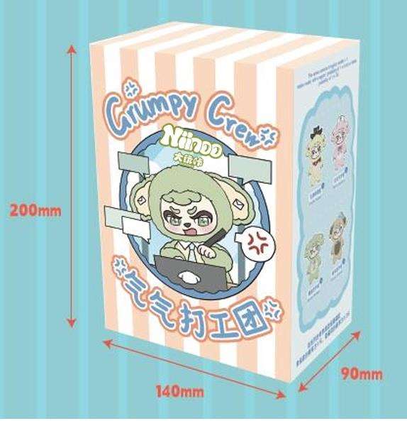 Niinno Peluche surprise Grumpy Crew Blind Box 14x9x20cm - 1 personnage, 7 couleurs