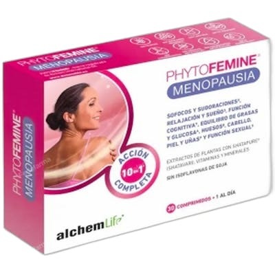 ALCHEMLIFE Phytofemine Menopausia 30 Comprimés ALCHEMLIFE Phytofemine Menopausia 30 Comprimés