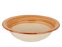 Vessia Plat creux en grès cérame marron 21 cm avec bord décoratif 3D (Set de 24)