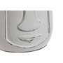 Home ESPRIT Vase Moderne Visage Blanc en Bois de manguier 15 x 15 x 30 cm