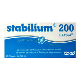 LABORATORIOS ABAD Stabilium 200, 30 capsules