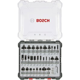 Bosch Professional Coffret de 30 fraises mixtes Ø queue 6 mm