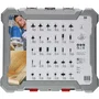 Bosch Professional Coffret 30 fraises mixtes avec queue de 6 mm pour défonceuse - Bois et dérivés - Réf. 2607017474