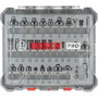 Bosch Professional Coffret de 30 fraises mixtes à queue de 6 mm